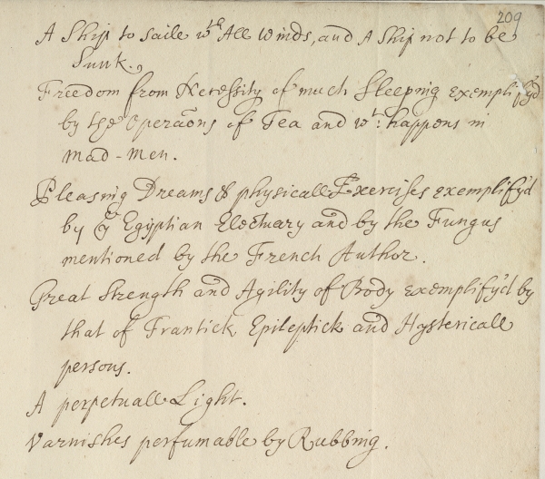 Page 2 of Robert Boyle's to-do list