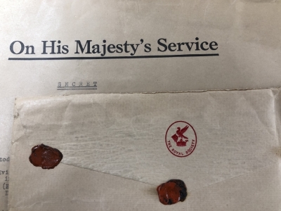 Envelopes containing Halban and Kowarski’s papers