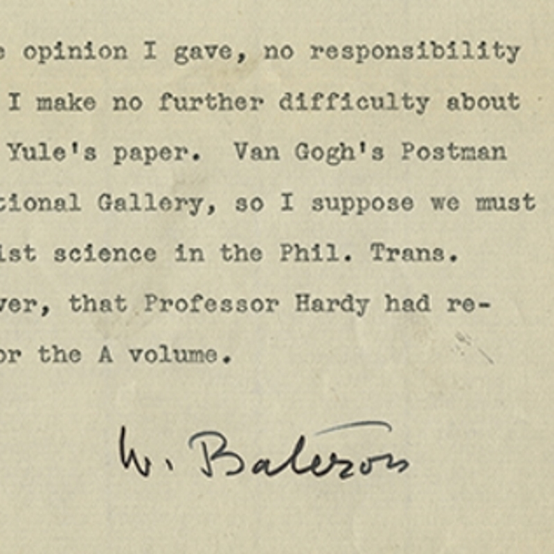 Referee's report by William Bateson