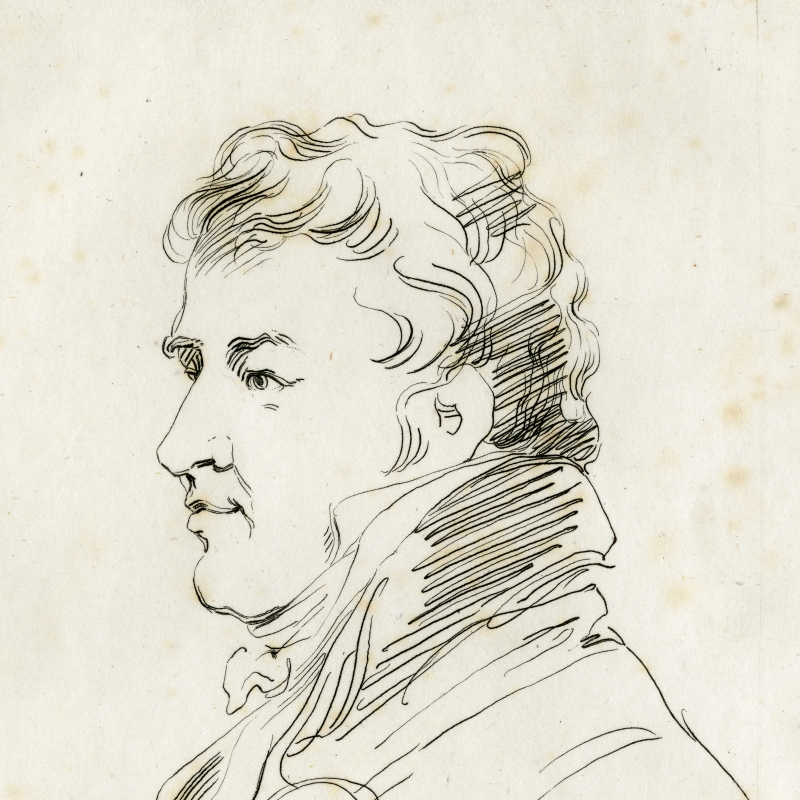 Alexander von Humboldt, engraving by Harriet Turner after Thomas Phillips, 1815