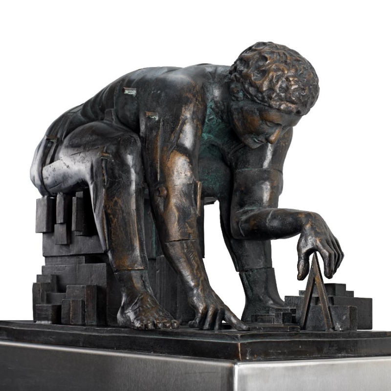 ‘Newton after Blake’ maquette by Paolozzi