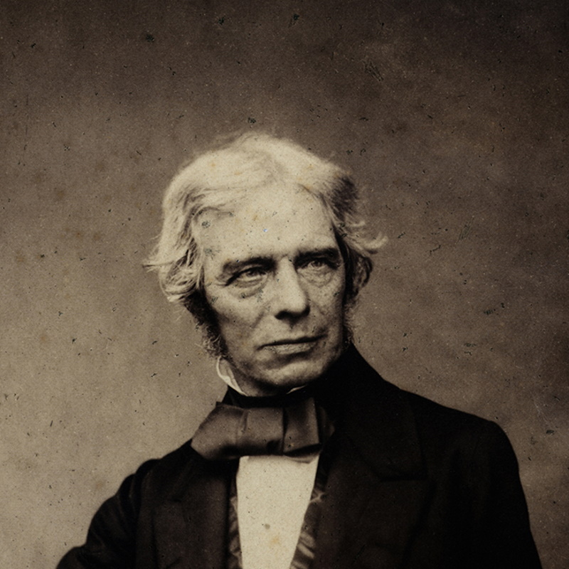 Portrait of Michael Faraday, 1857 (detail)