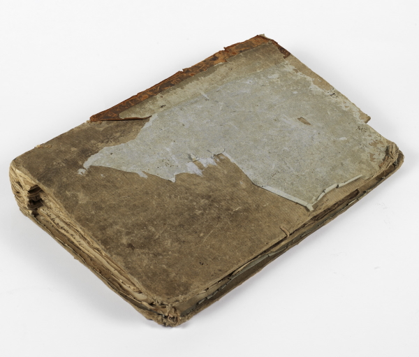 Original front cover of the Hooke Folio (Royal Society MS/847)