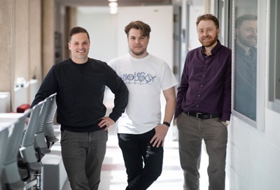 Marc Johnson, Rob Ness (co-lead) and James Santangelo (first coauthor, co-lead, PhD student of James and I): Nicholas Iwanyshyn