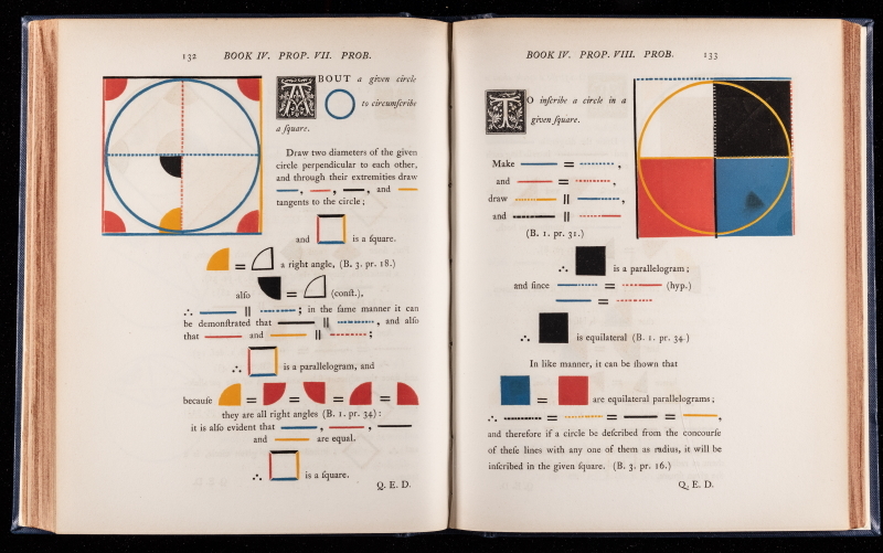 Oliver Byrne (ed.) 'The first six books of the elements of Euclid' (1847)