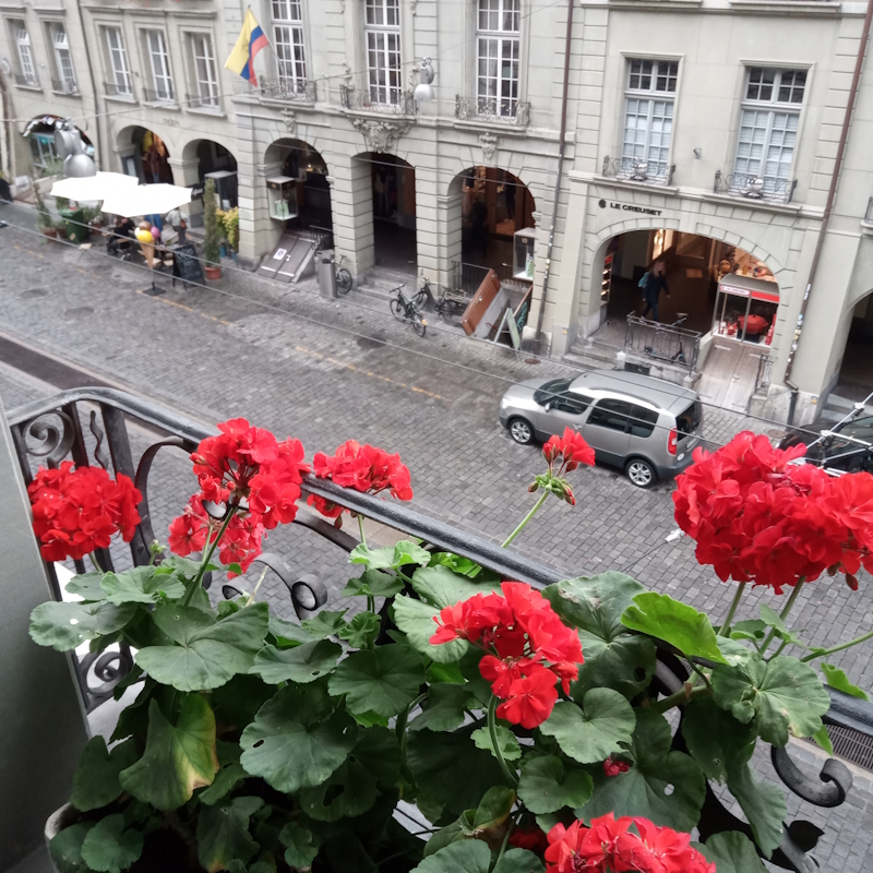View from the window of the 'Einstein House' museum in Bern