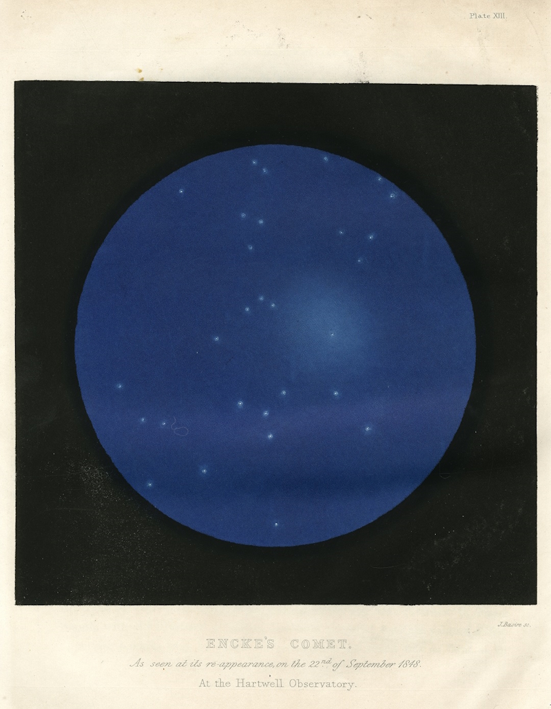 ‘Encke’s Comet’ by James Basire III, 1851