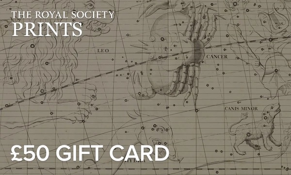 Gift card for the Royal Society Print Shop
