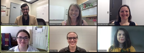 The authors: Carlos M. Guardia, Erin Kane, Alison G. Tebo, Anna A.W.M. Sanders, Devrim Kaya, and Kathleen E. Grogan.