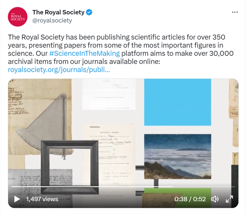 A screenshot from our Science in the Making video clip