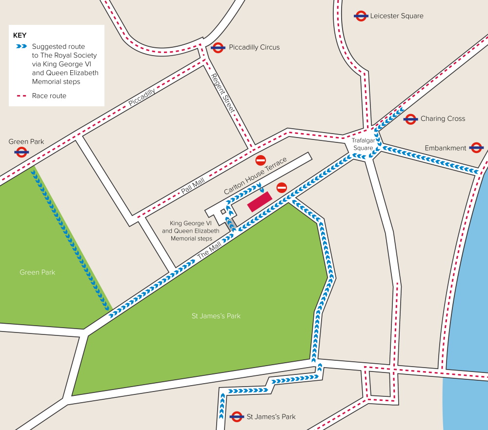 Road closure map