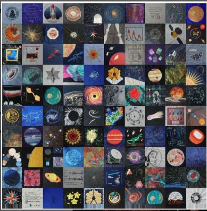 Stitching the stars quilt