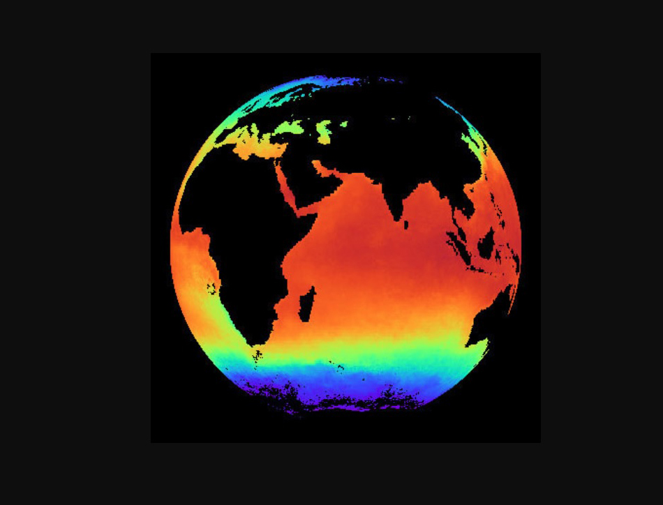 Image of Earth taken from ATSR